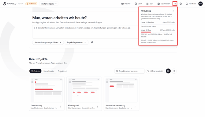 GAPTEQ_KI-Credits