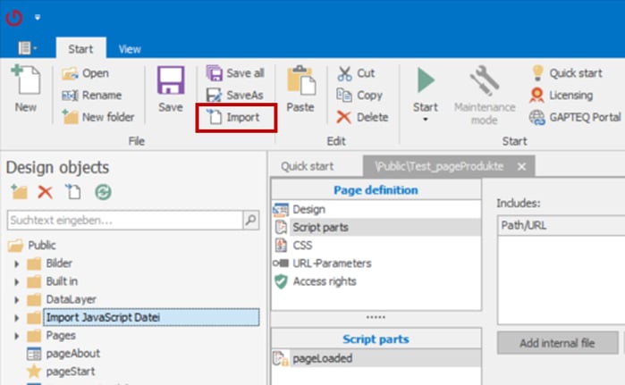 Embedding local / external JavaScript & CSS files