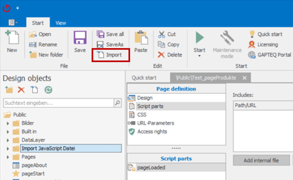 Embedding local / external JavaScript & CSS files